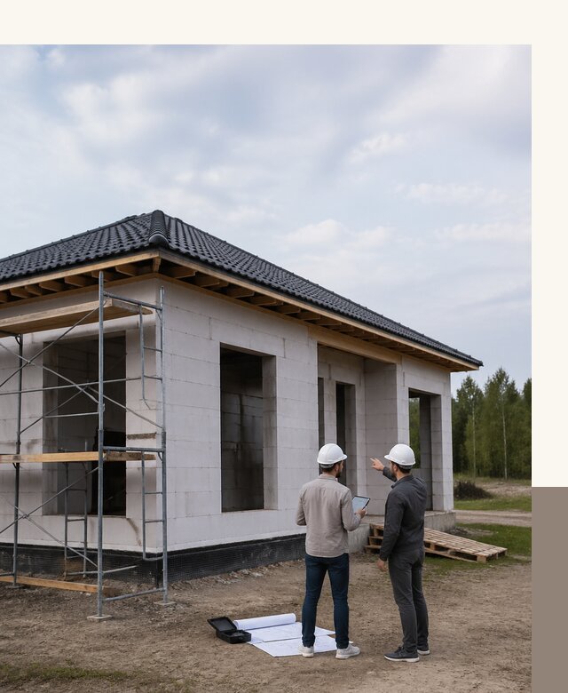 Проектирование одноэтажных домов из газобетона в Великом Новгороде